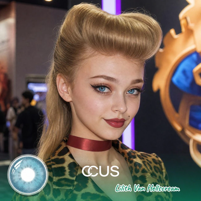 MH : Lilith Van Hellscream Cosplay Contact Lenses