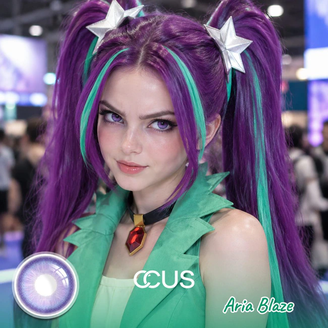 MLP : Aria Blaze Cosplay Contact Lenses