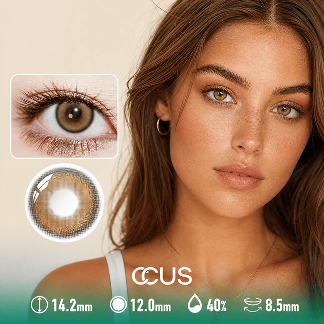Nebula Mist Sandalwood Brown Contact Lenses