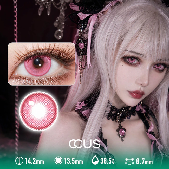 Nebula Pink Contact Lenses