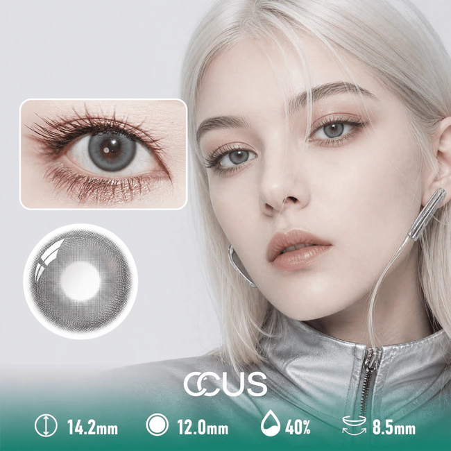 Nebula Velvet Grey Contact Lenses