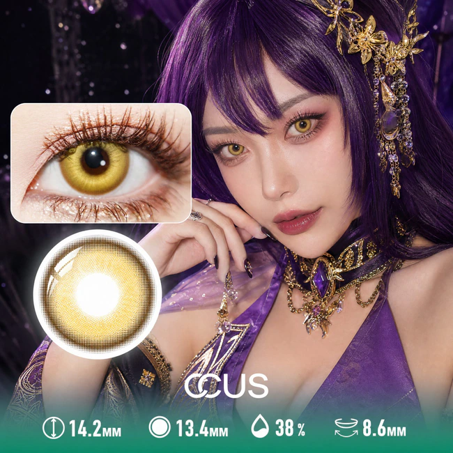Nocturne Gold Contact Lenses