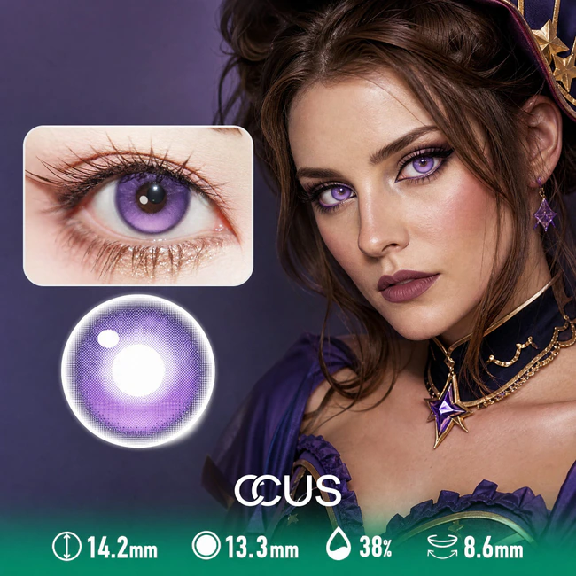 Obsidian Purple Contact Lenses
