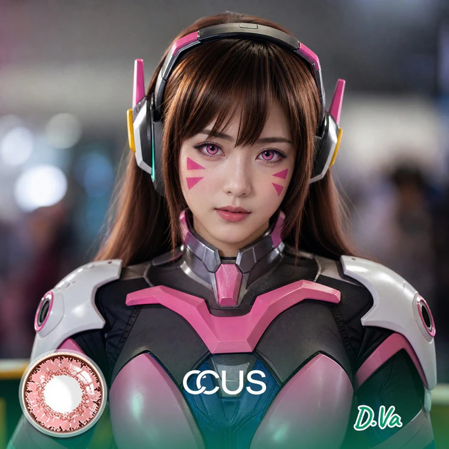 OW : D.Va Cosplay Contact Lenses