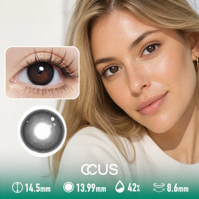 Pearl Drop Black Contact Lenses