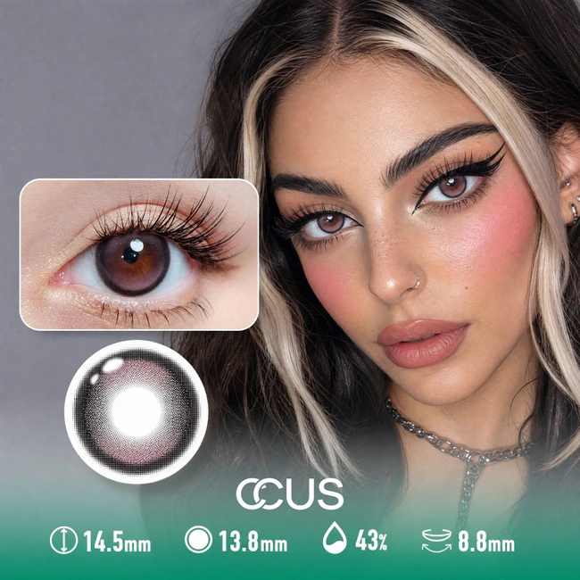 Pixel Bloom Blush Pink Contact Lenses