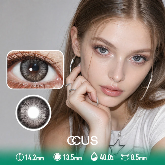 Lentes de Contacto de Color Ring Light Raven Negro