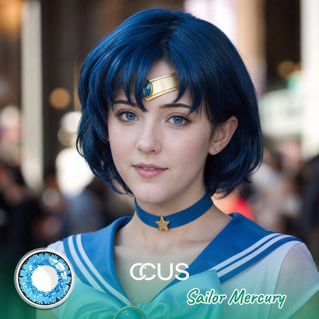 Sailor Mercury Cosplay Contact Lenses
