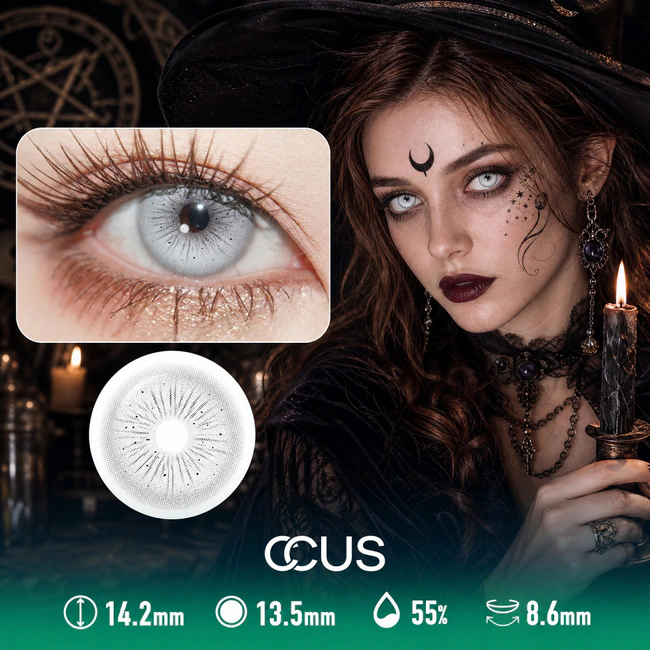 Shadow Grey Halloween Contact Lenses