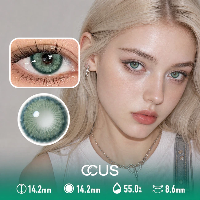 Lentes de Contacto de Color Solstice Halo Seafoam Verde