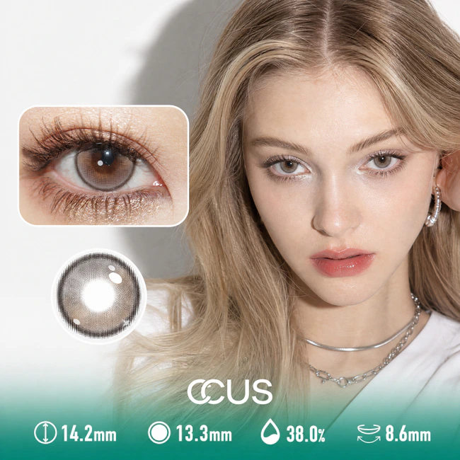 Star Haze Sandalwood Brown Contact Lenses