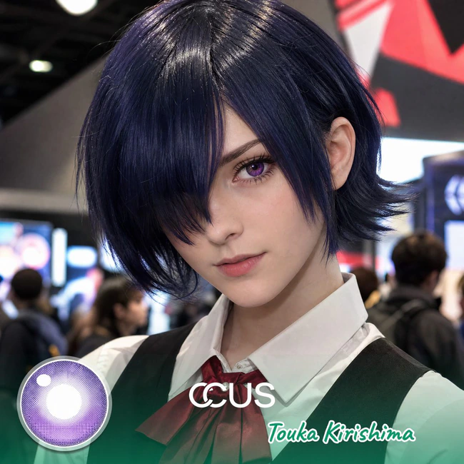 TG : Touka Kirishima Cosplay Purple Contact Lenses