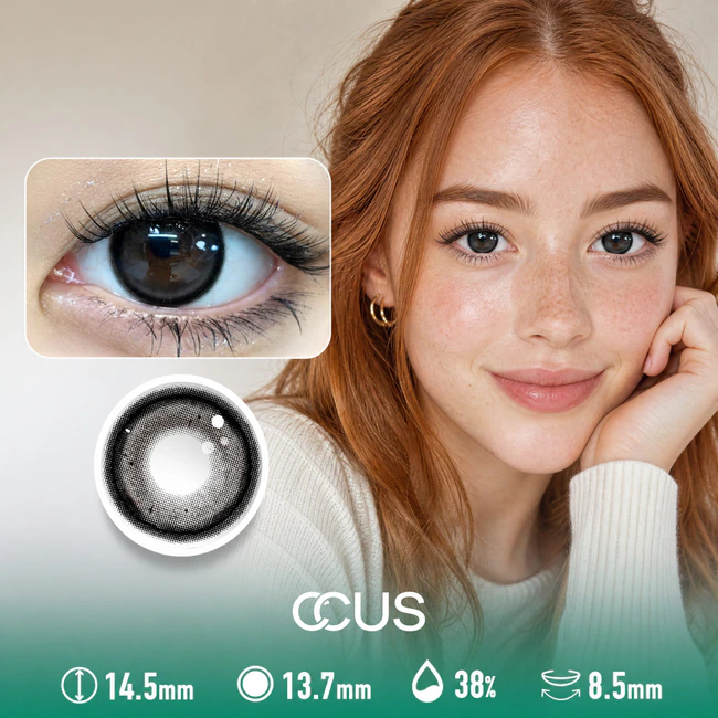 Vienna Rain Black Contact Lenses