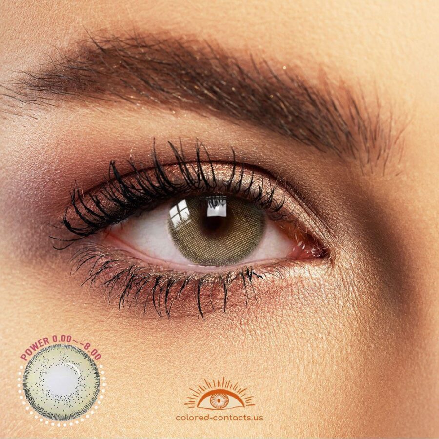 Barbie Doll Brown-Green Colored Contacts - image 1