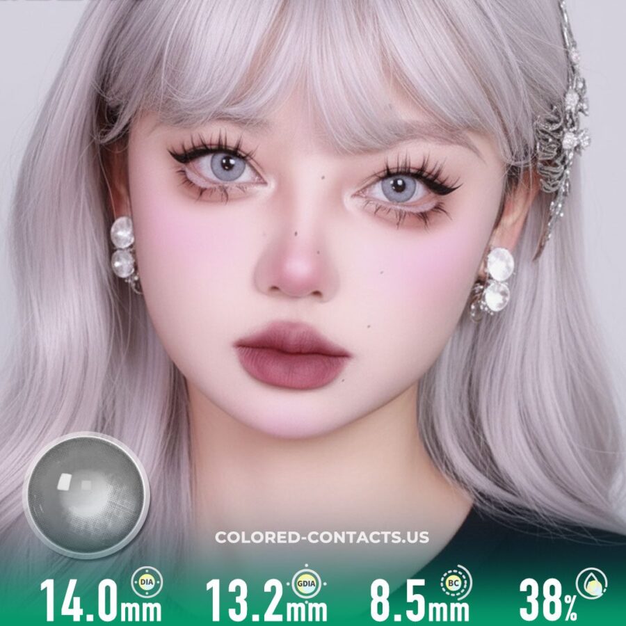Bluebells Pearl Grey Colored Contacts - image 1