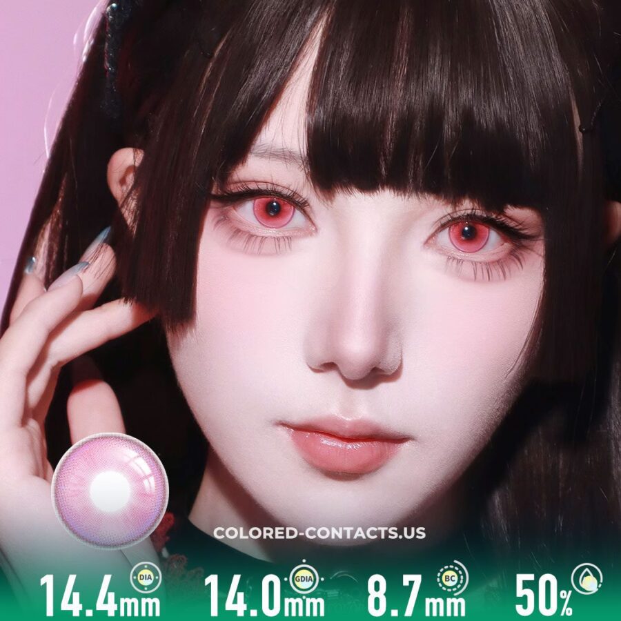 Cherry Blossom Romance Pink Colored Contacts - image 1