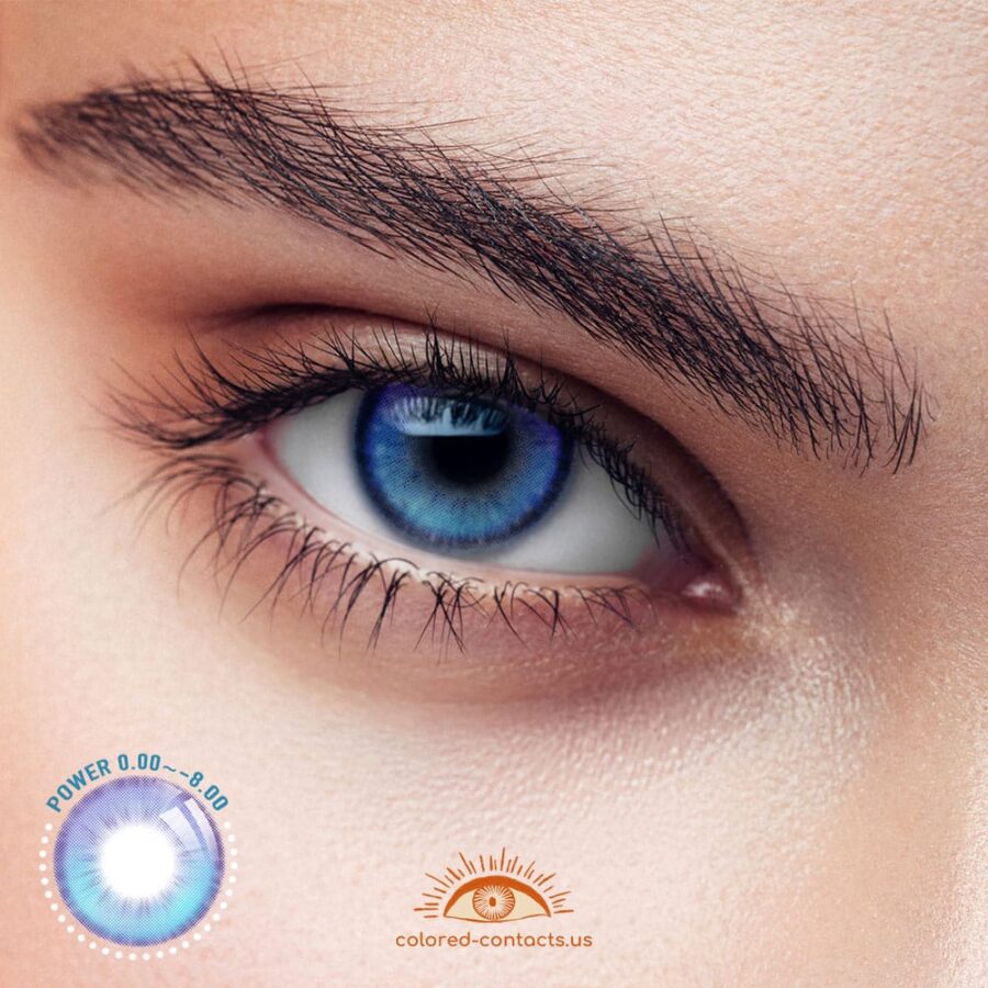 Comet Glow Blue Colored Contacts - image 1