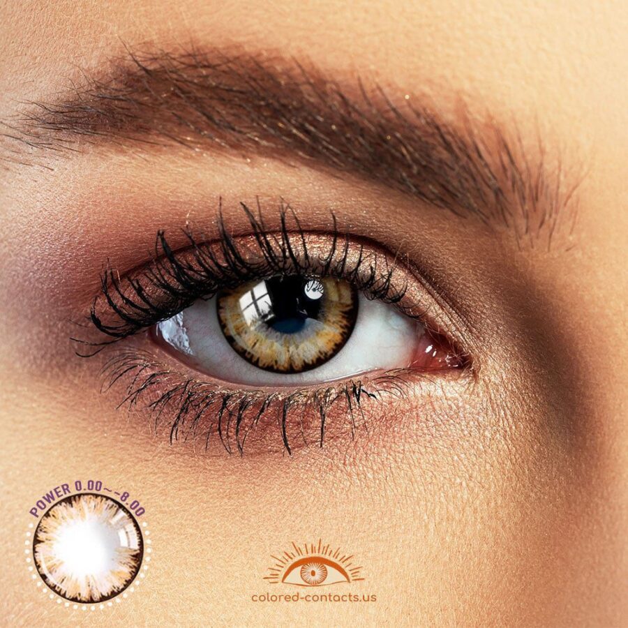 Frozen Love Brown Enlarge Eyes Colored Contacts - image 1