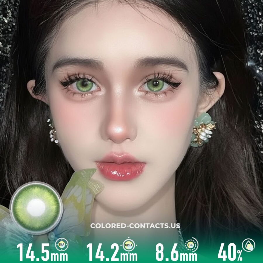 Ice Green Colored Contacts - image 1