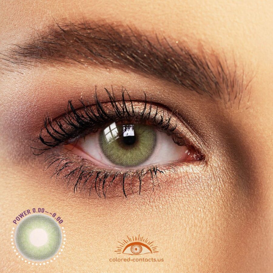 Lavender Green Colored Contacts - image 1