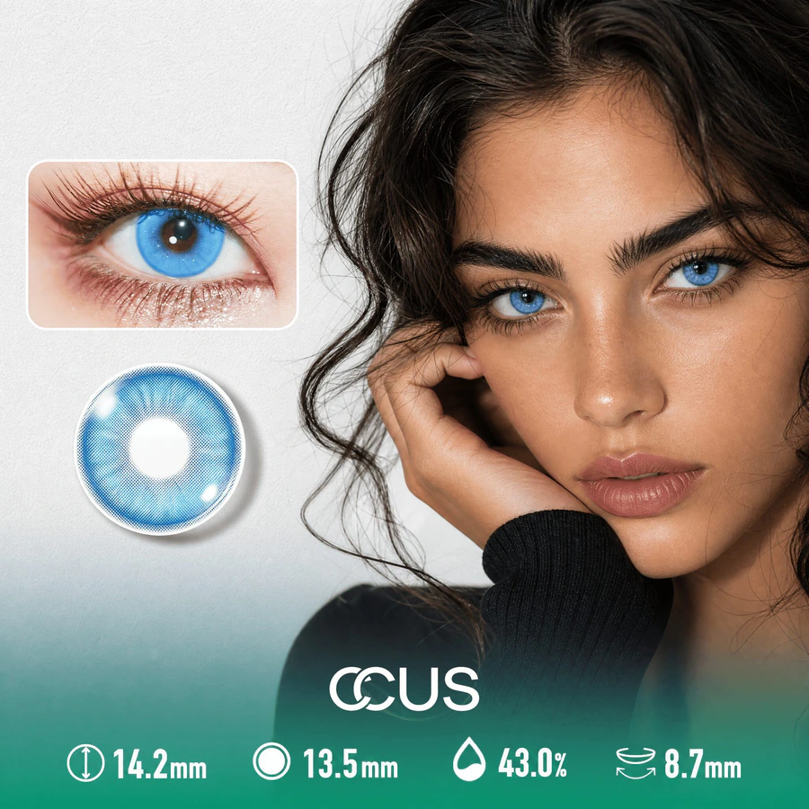 Prague Comet Sapphire Blue Contact Lenses - image 1
