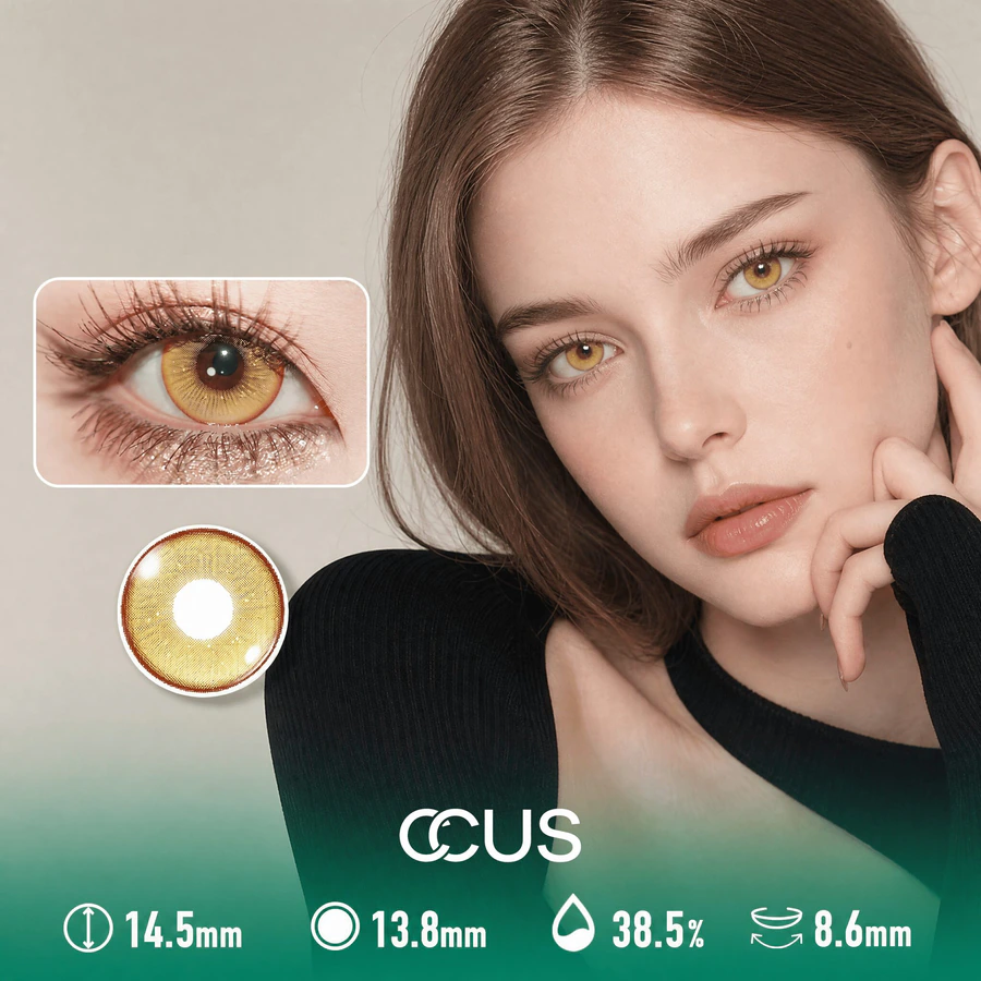 Radiant Autumn Butter Yellow Contact Lenses - image 1