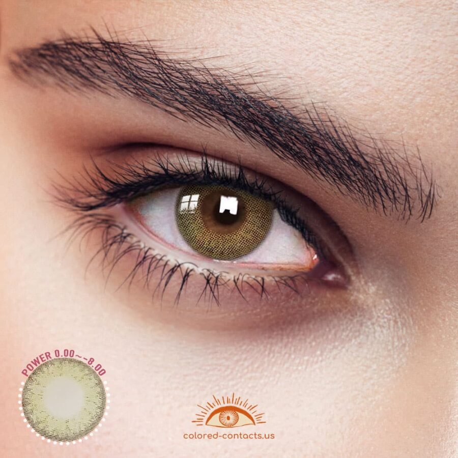 Rhapsody Green Colored Contacts - image 1