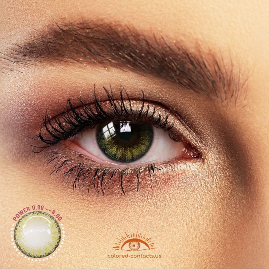 Royal Vanilla Yellow-Green Colored Contacts - image 1