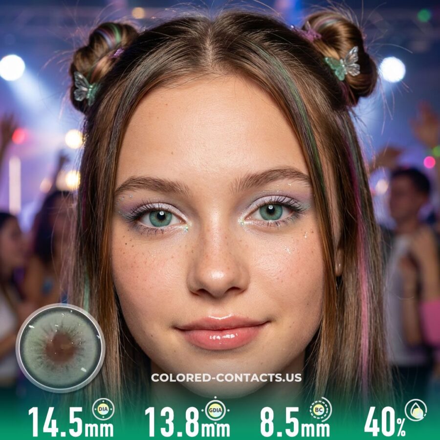 Secret Garden Blue Colored Contacts - image 1