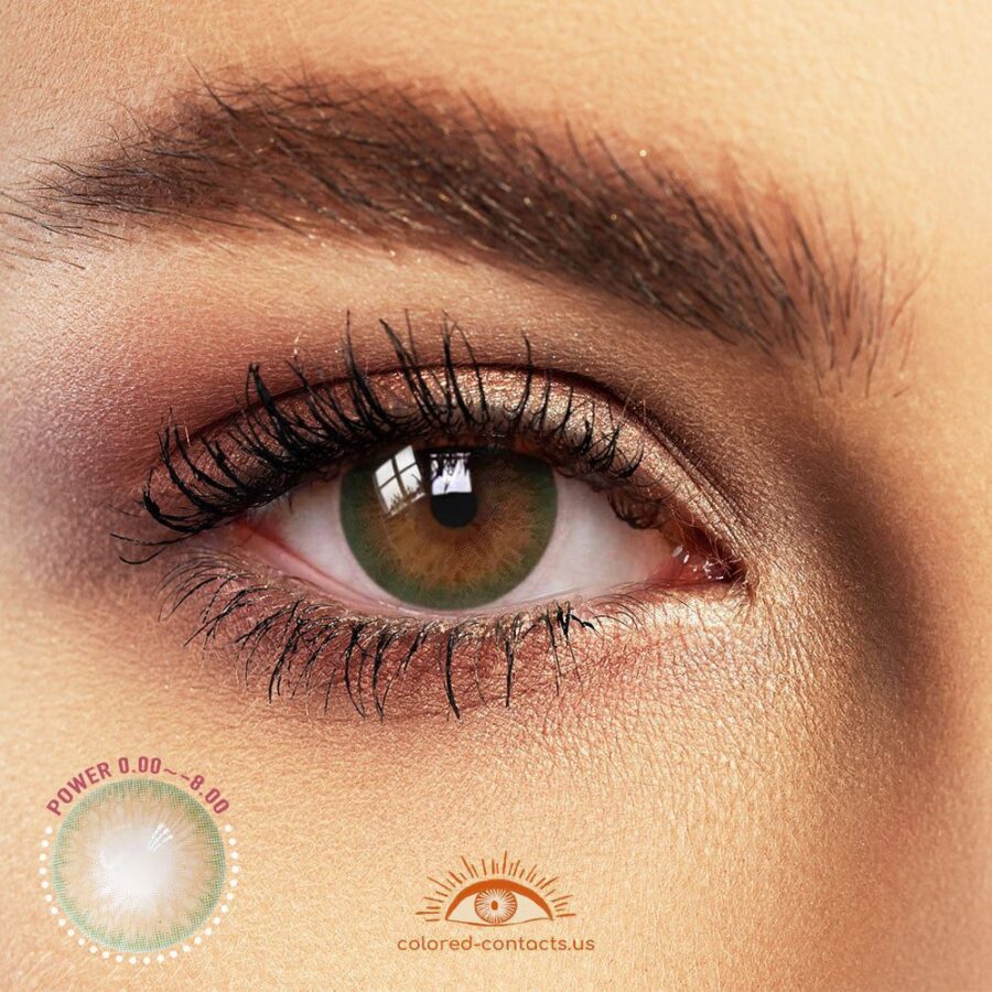 Tulip II Brown-Green Colored Contacts - image 1
