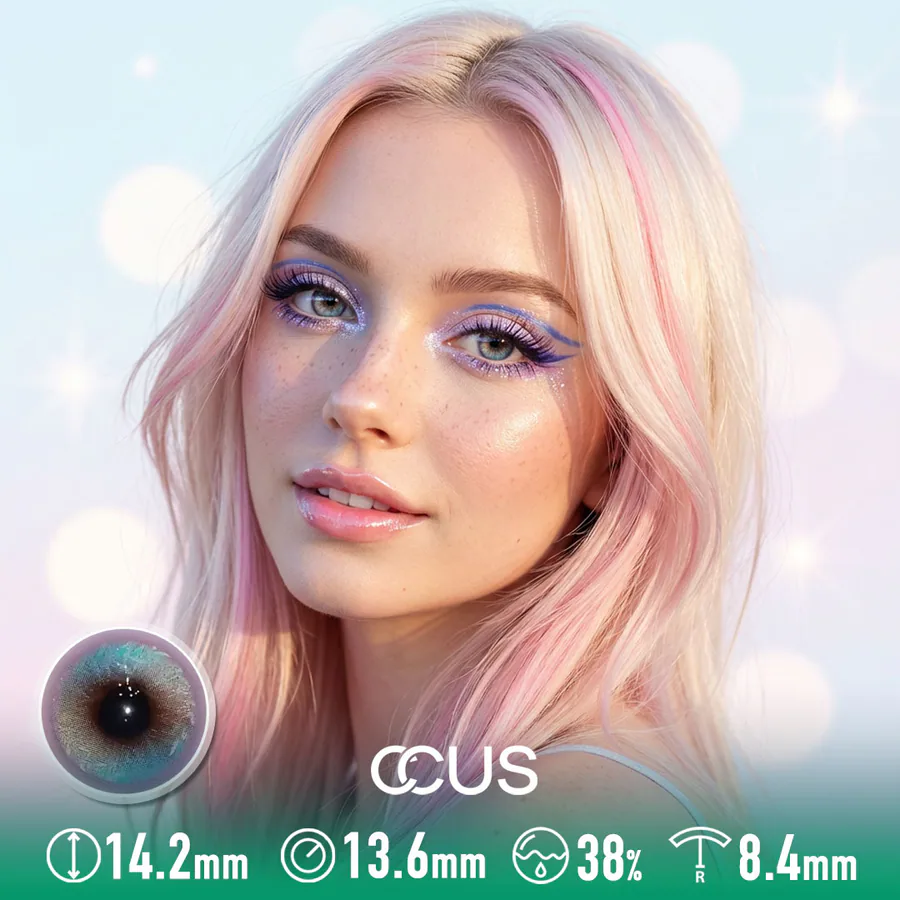 Unicorn Fantasy Rainbow Colored Contacts - image 1