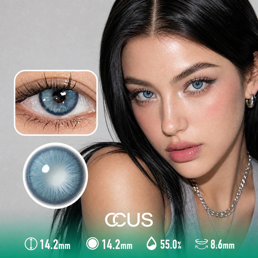 Chrome Ice Blue Contact Lenses - image 1