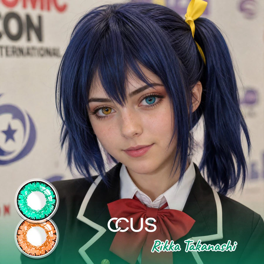 Chunibyo: Rikka Takanashi Cosplay Heterochromia Contact Lenses - image 1