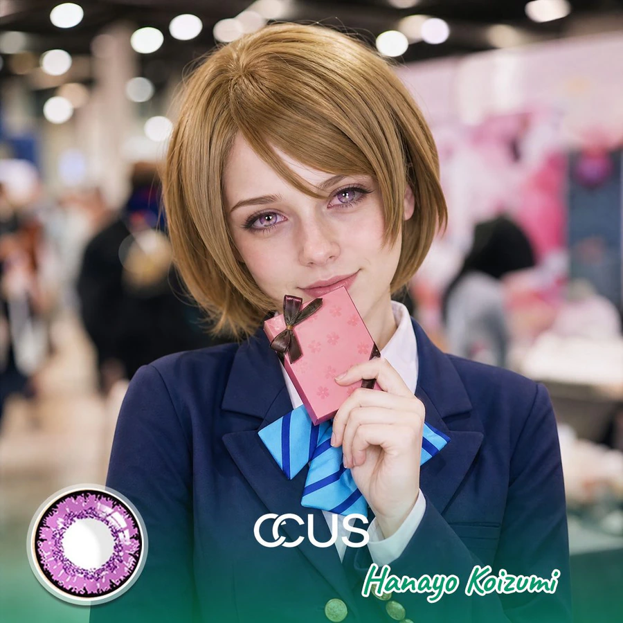 Hanayo Koizumi Cosplay Contact Lenses - image 1