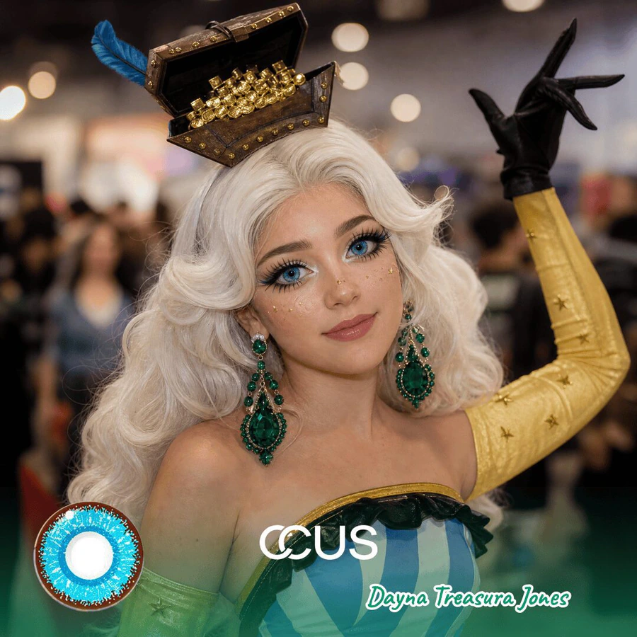 MH : Dayna Treasura Jones Cosplay Contact Lenses - image 1