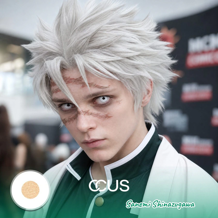 Sanemi Shinazugawa Cosplay Contact Lenses - image 1