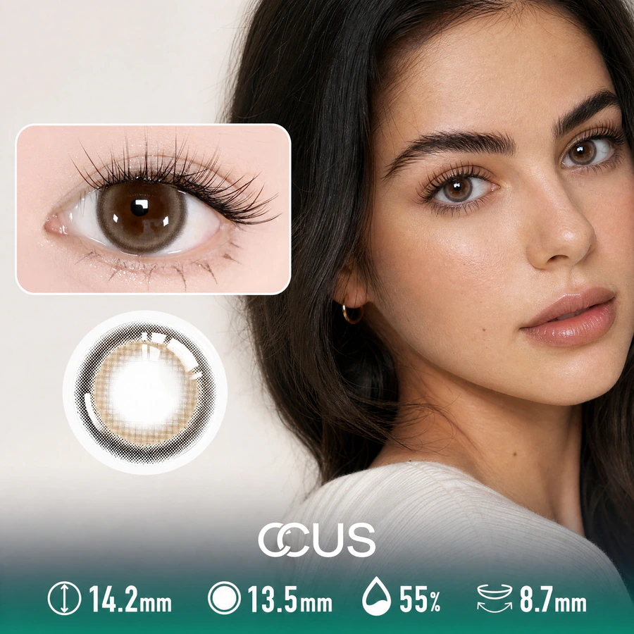 Tawny Halo Brown Contact Lenses - image 1