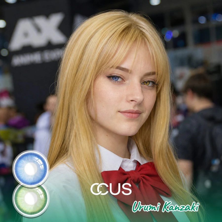 Urumi Kanzaki Cosplay Heterochromia Contact Lenses - image 1