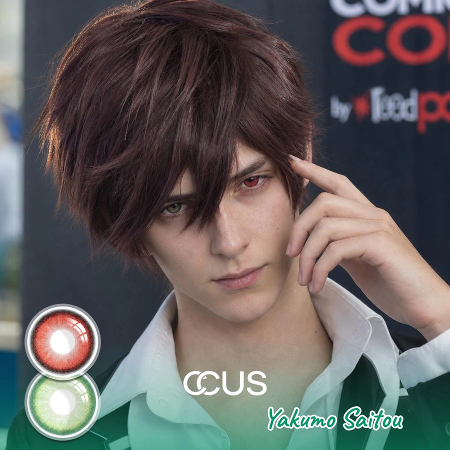 Yakumo Saitou Cosplay Heterochromia Contact Lenses - image 1