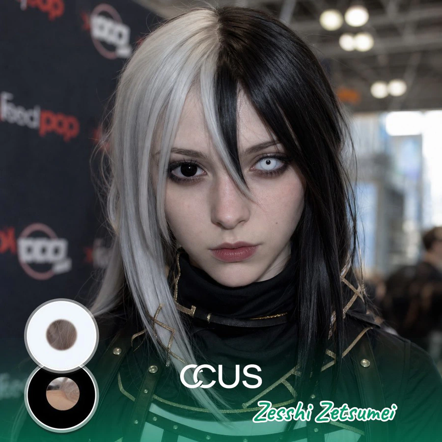 Zesshi Zetsumei Cosplay Heterochromia Contact Lenses - image 1