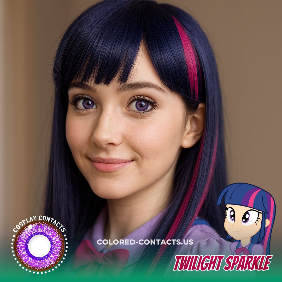 Twilight Sparkle Cosplay Contact Lenses - image 1