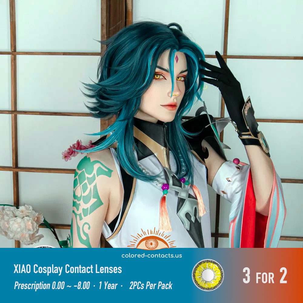 Genshin Impact Xiao Cosplay Contacts - thumbnail 4