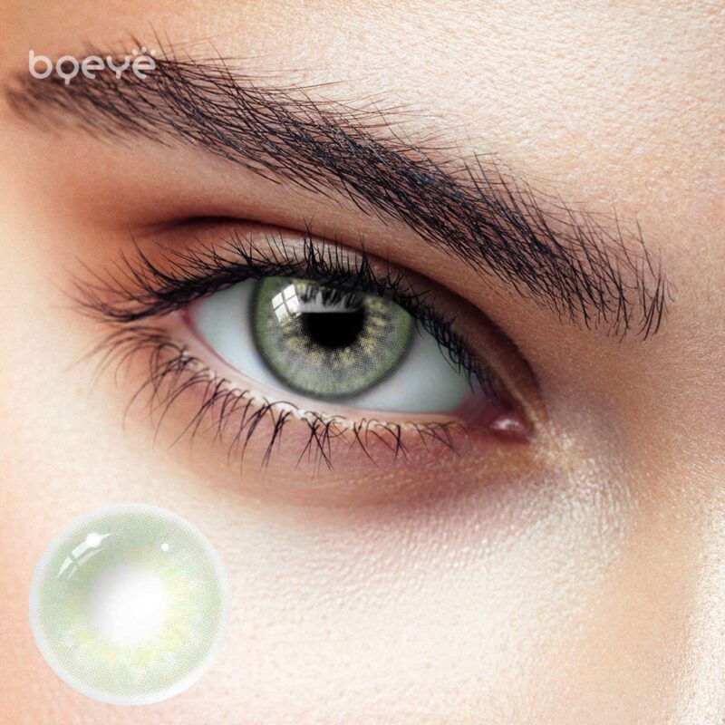 Colored Contacts - Bqeye Dna Taylor Green Colored Contact Lenses