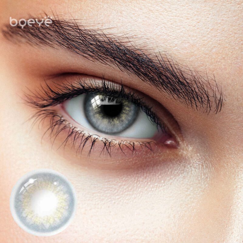 Colored Contacts - Bqeye Dna Taylor Grey Colored Contact Lenses