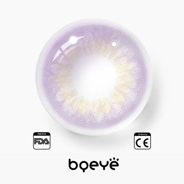 Colored Contacts - Bqeye Dna Taylor Purple Colored Contact Lenses