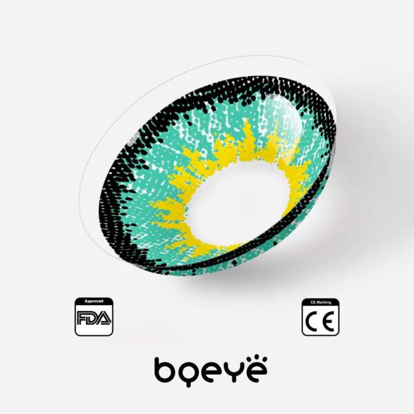 Colored Contacts - Bqeye Elf Green Colored Contact Lenses