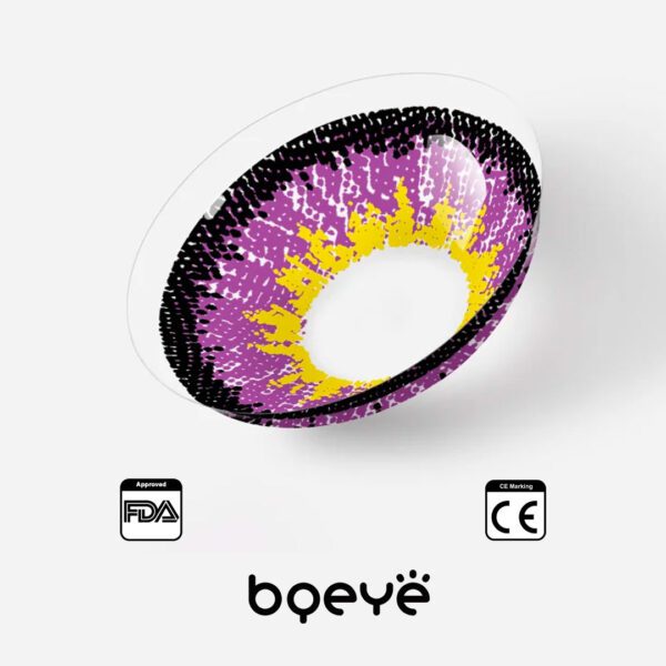 Colored Contacts - Bqeye Elf Purple Colored Contact Lenses