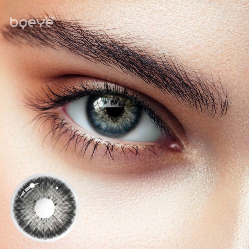 Bqeye Colored Contact Lenses - Bqeye Magnificent Grey Colored Contact Lenses