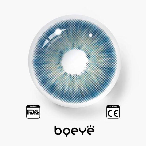 Colored Contacts - Bqeye Magnificent Antarctic Blue Colored Contact Lenses
