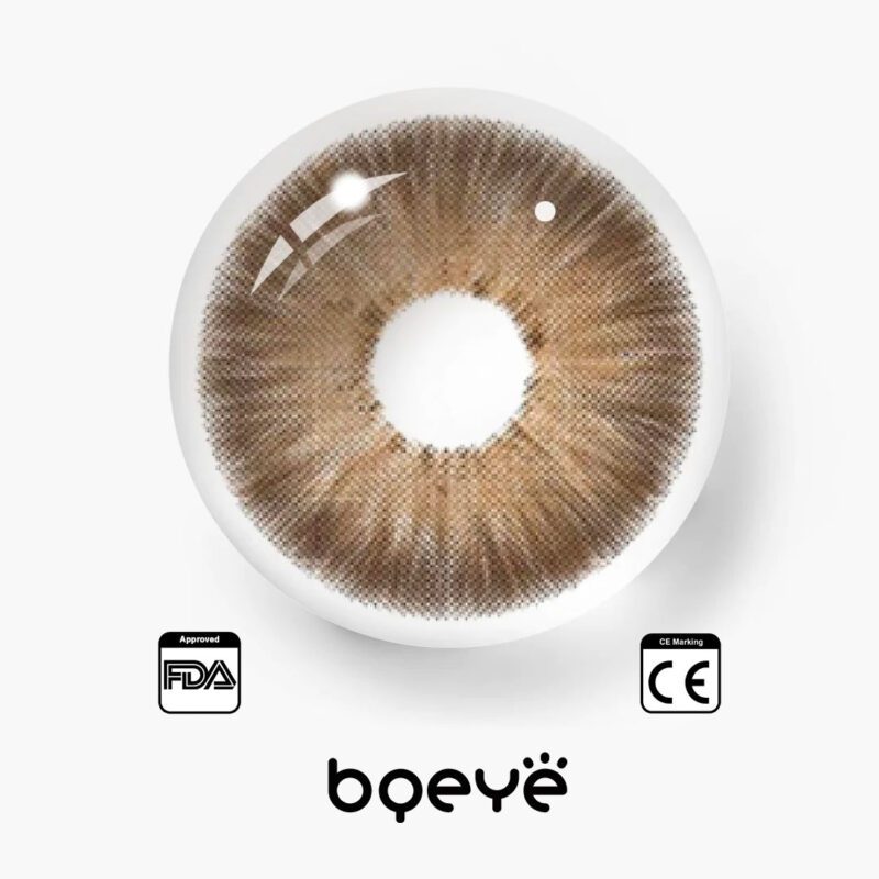 Bqeye Colored Contact Lenses - Bqeye Magnificent Sahara Brown Colored Contact Lenses